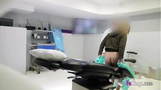 Doctor fuck his patient while husband is outside