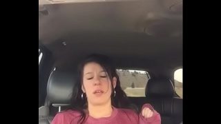 Car Masturbation by Husband