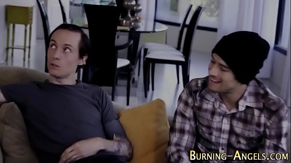 Tattooed emo gets spunked