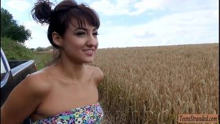 Big nipples teen hitchhikes and screwed by stra…