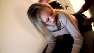 Hot young blonde girl spanked and moaning – WAT…