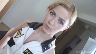 Abigaile Policewoman Footjob