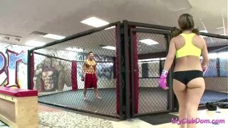 Boxer babe training
